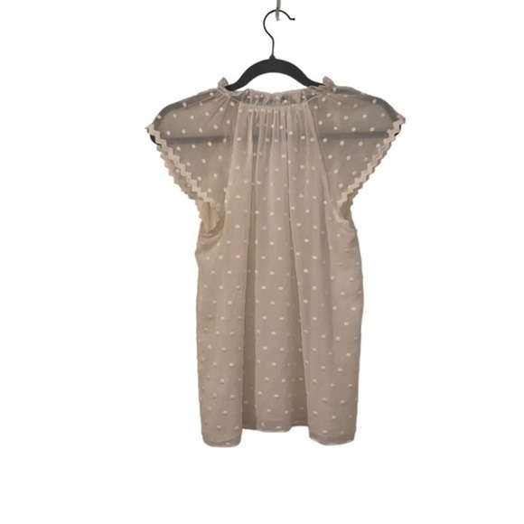 Rebecca Taylor polka dot embroidered blouse - Picture 2 of 6